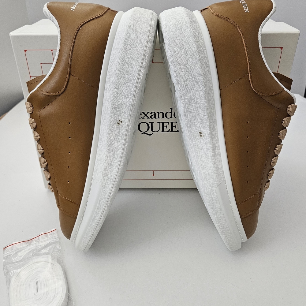 Alexander McQueen Oversized  Men's Sneakers Size 11 Or 45  Faggio - Picture 12 of 16